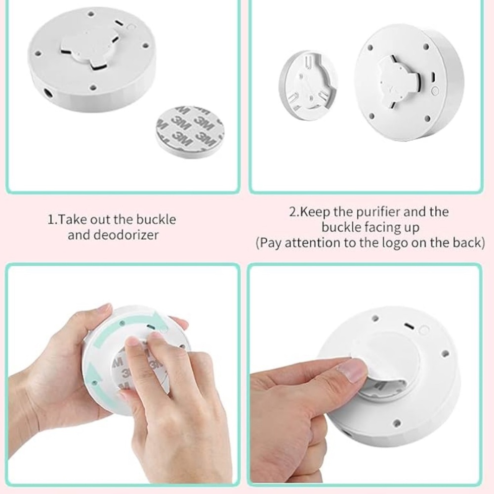 Portable Odor Neutralizer Air Purifier – Rechargeable & Perfume-Free - Picture 5 of 5